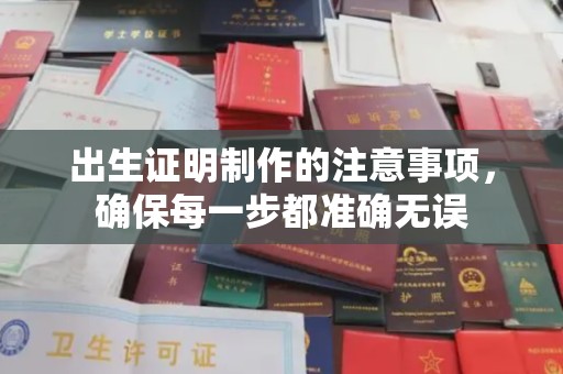 农安出生证明制作的注意事项，确保每一步都准确无误